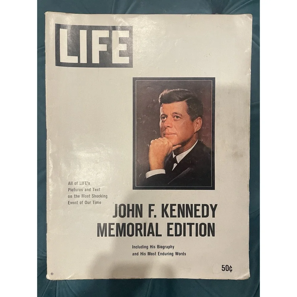 Vintage 1960s Life Magazines JFK Memorial Edition